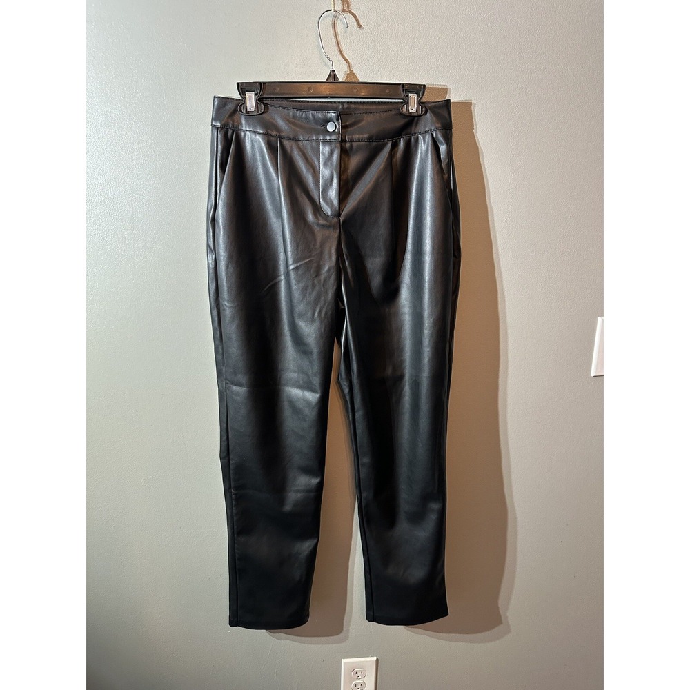 Ellen Tracy Faux Leather Pants NWT Size Small
